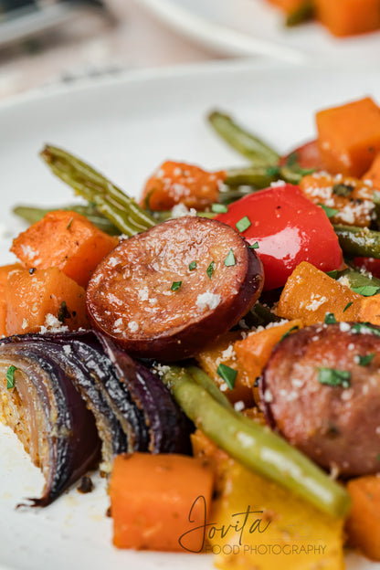 Sheet Pan Sausage and Veggies