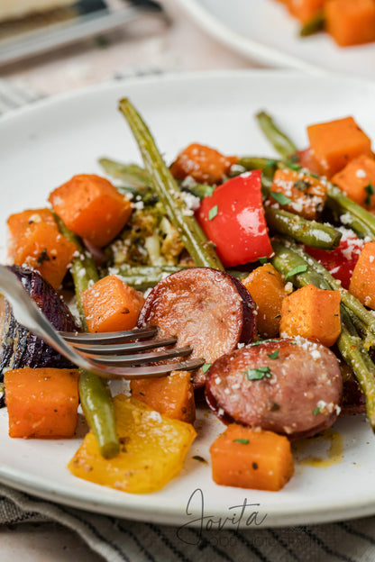 Sheet Pan Sausage and Veggies