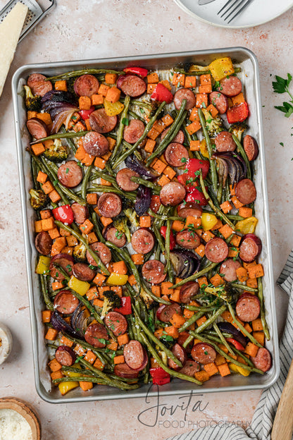 Sheet Pan Sausage and Veggies