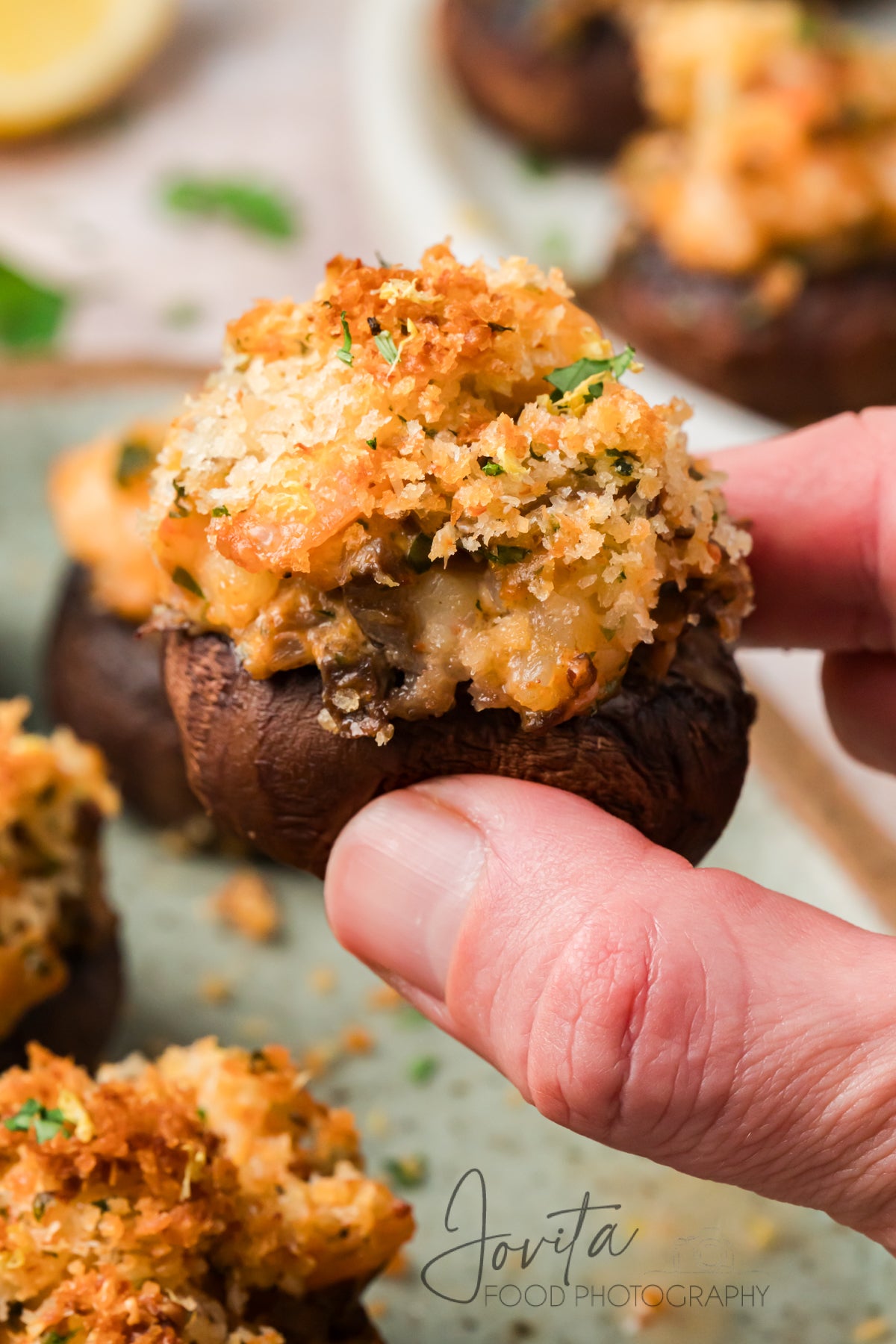 Shrimp Stuffed Mushrooms