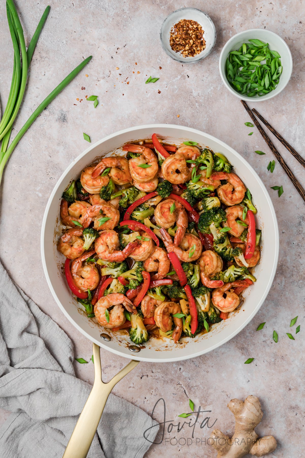 Shrimp and Broccoli Stir Fry