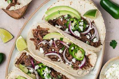 Slow Cooker Barbacoa Tacos
