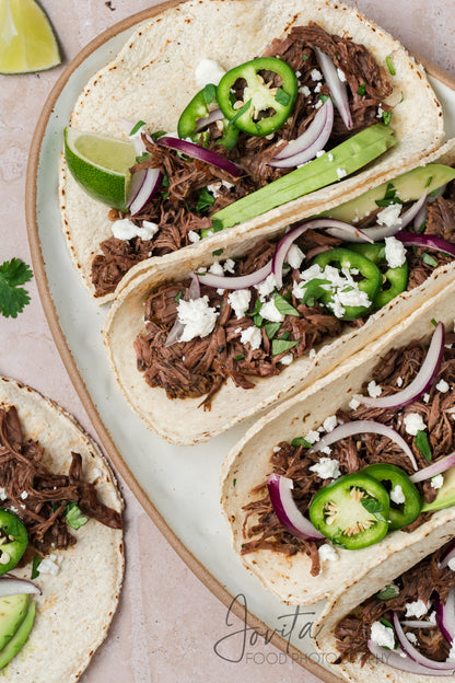 Slow Cooker Barbacoa Tacos