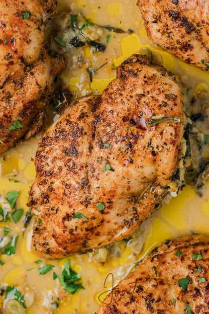 Spinach Artichoke Stuffed Chicken
