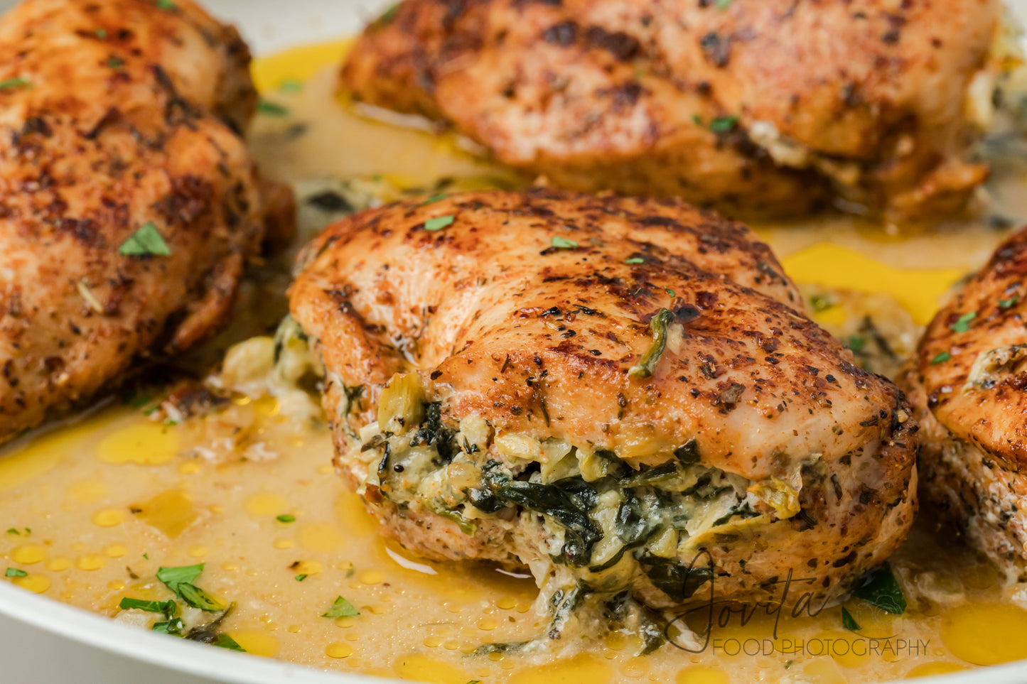 Spinach Artichoke Stuffed Chicken