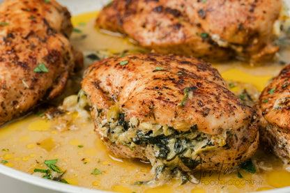 Spinach Artichoke Stuffed Chicken
