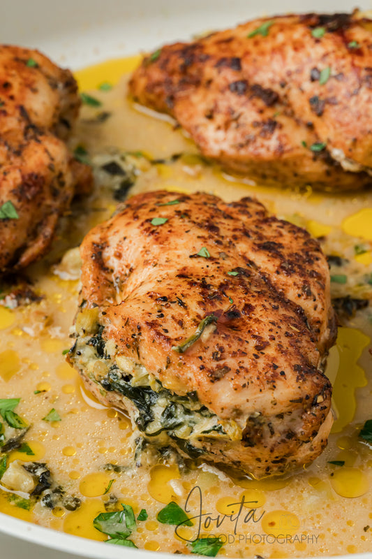 Spinach Artichoke Stuffed Chicken