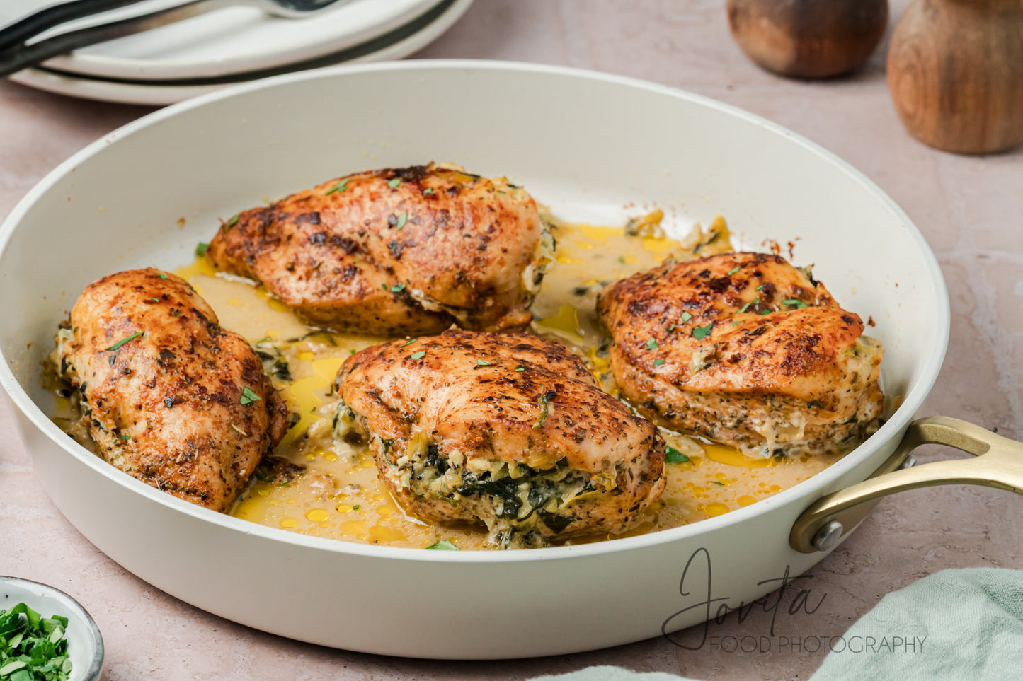 Spinach Artichoke Stuffed Chicken
