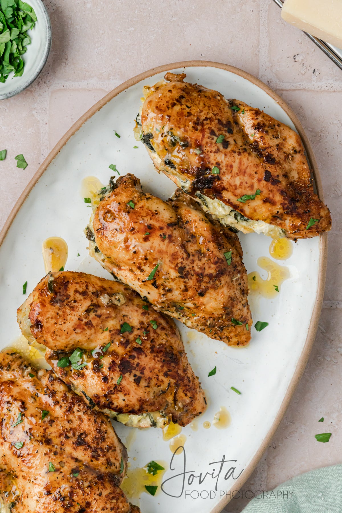 Spinach Artichoke Stuffed Chicken