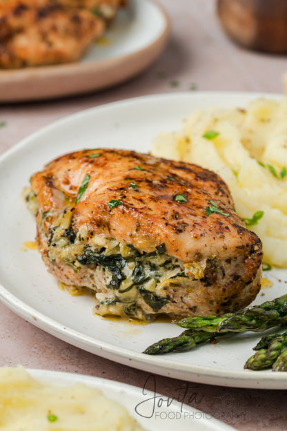 Spinach Artichoke Stuffed Chicken