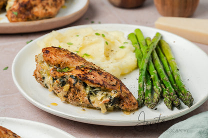 Spinach Artichoke Stuffed Chicken