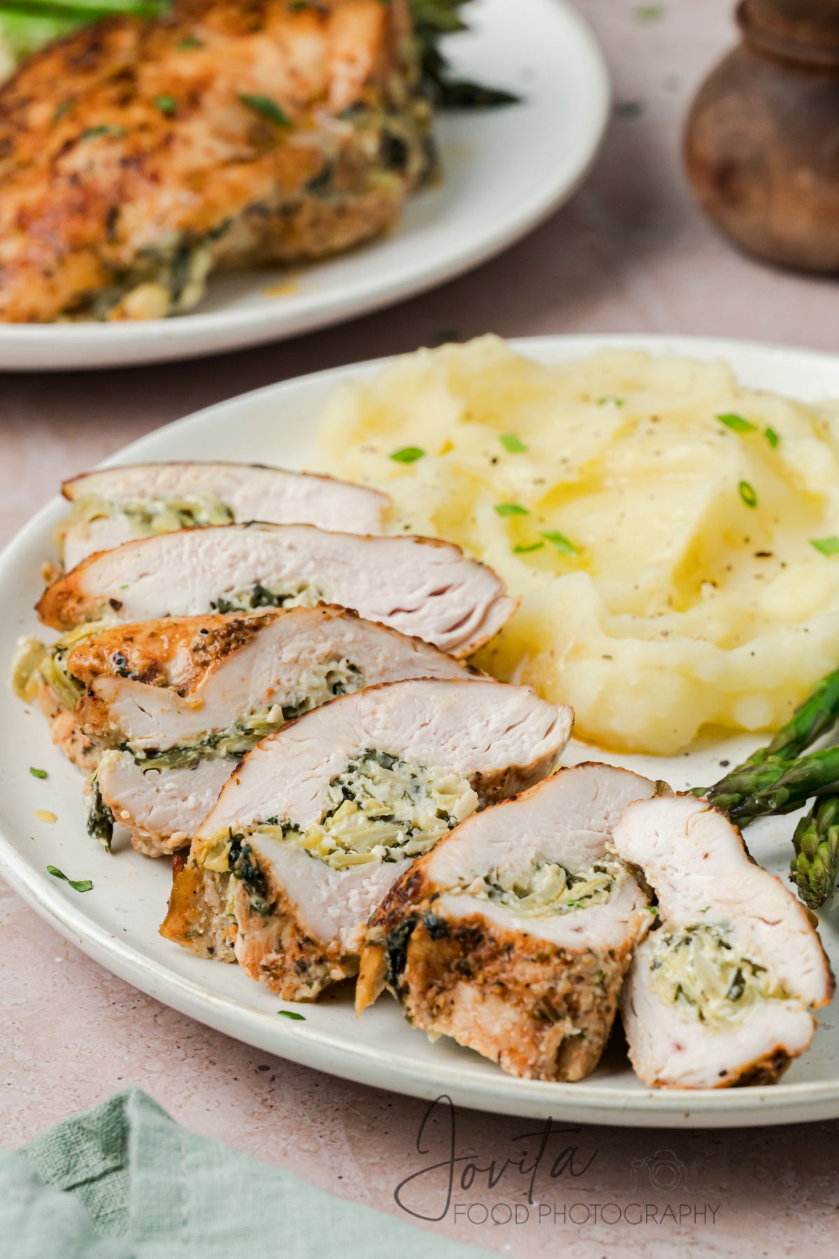 Spinach Artichoke Stuffed Chicken