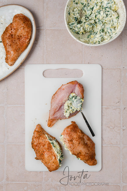 Spinach Artichoke Stuffed Chicken