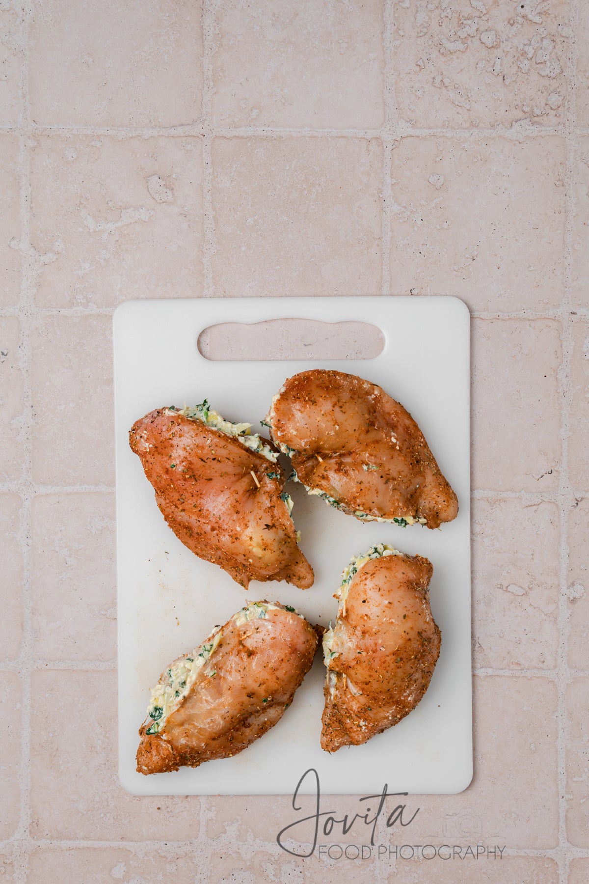 Spinach Artichoke Stuffed Chicken