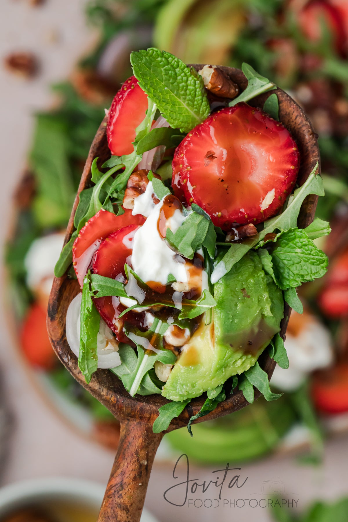 Strawberry Arugula Salad with Burrata