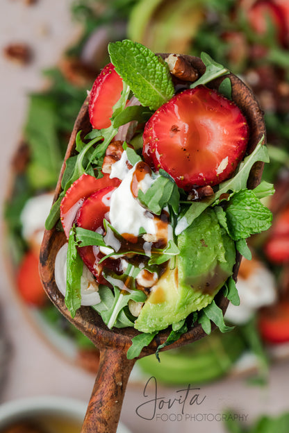 Strawberry Arugula Salad with Burrata