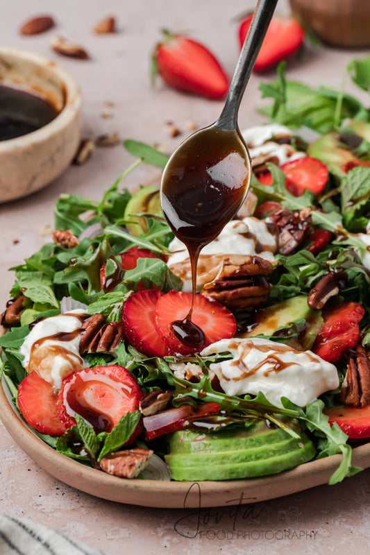 Strawberry Arugula Salad with Burrata