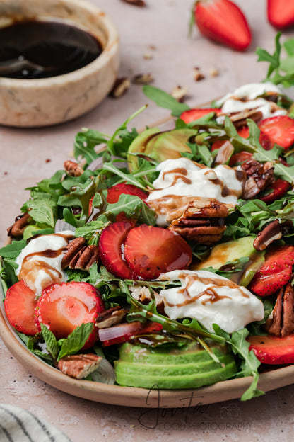 Strawberry Arugula Salad with Burrata