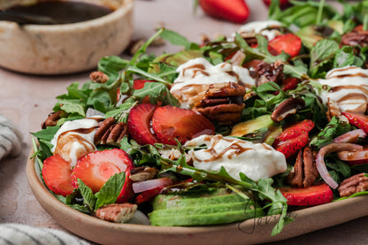 Strawberry Arugula Salad with Burrata