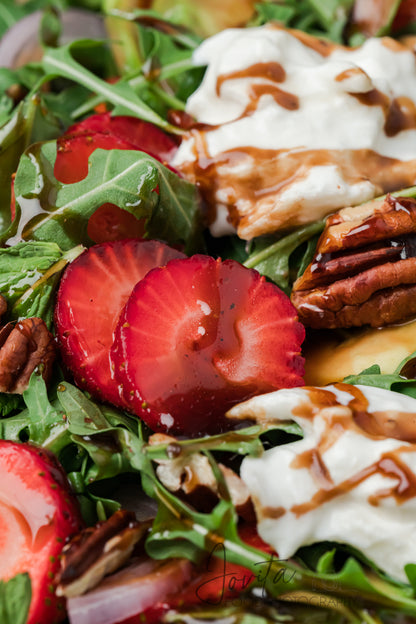 Strawberry Arugula Salad with Burrata