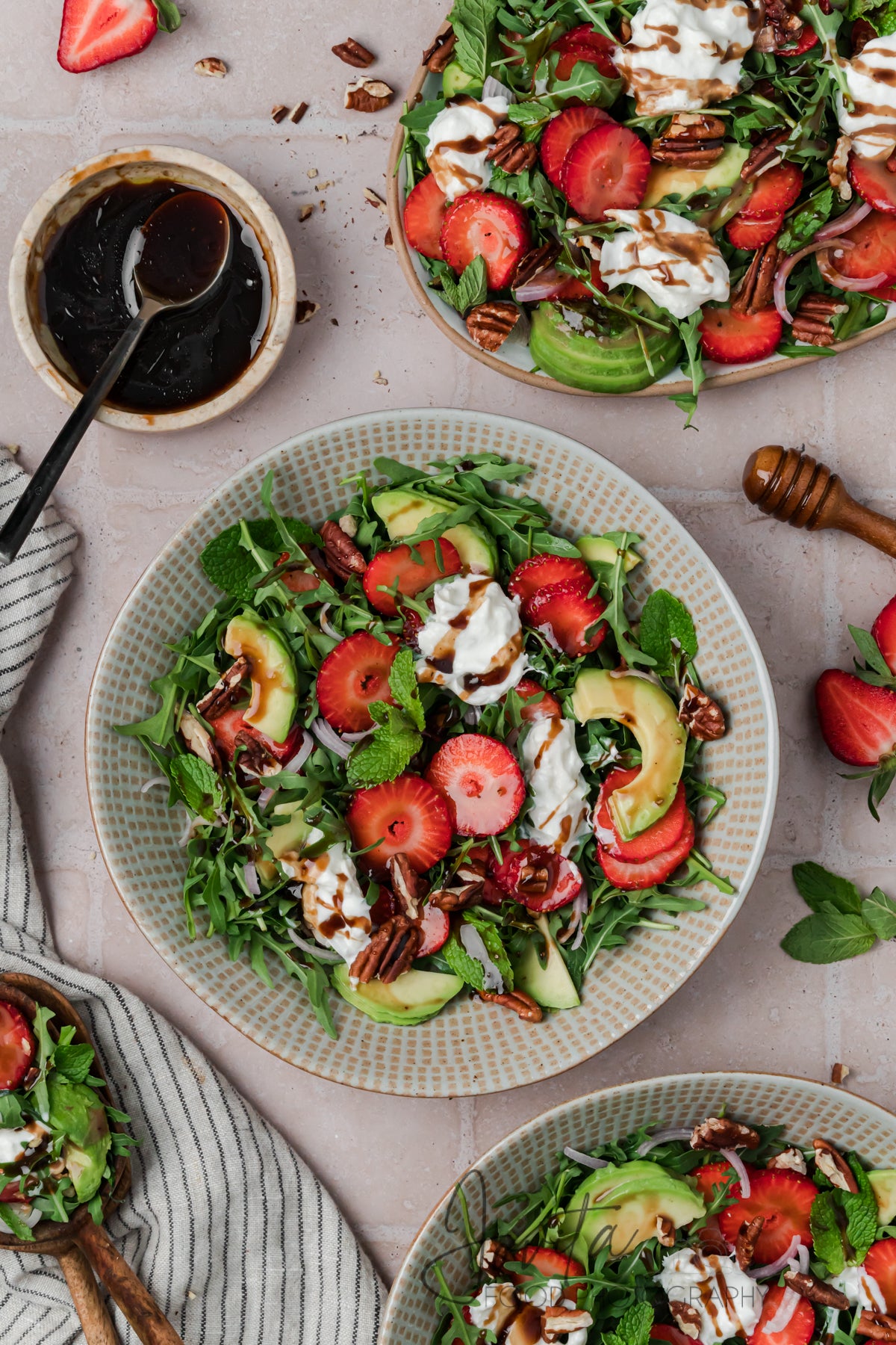 Strawberry Arugula Salad with Burrata