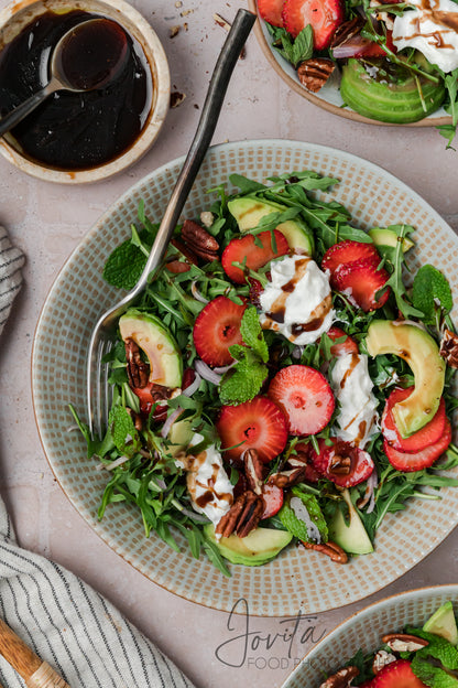 Strawberry Arugula Salad with Burrata