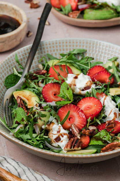 Strawberry Arugula Salad with Burrata