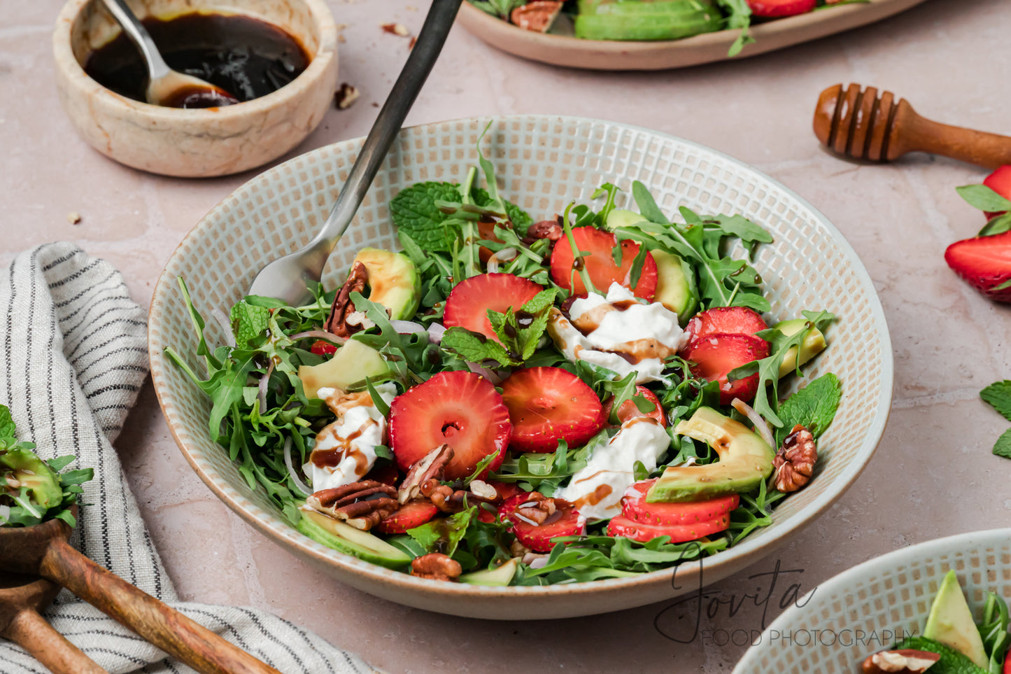 Strawberry Arugula Salad with Burrata