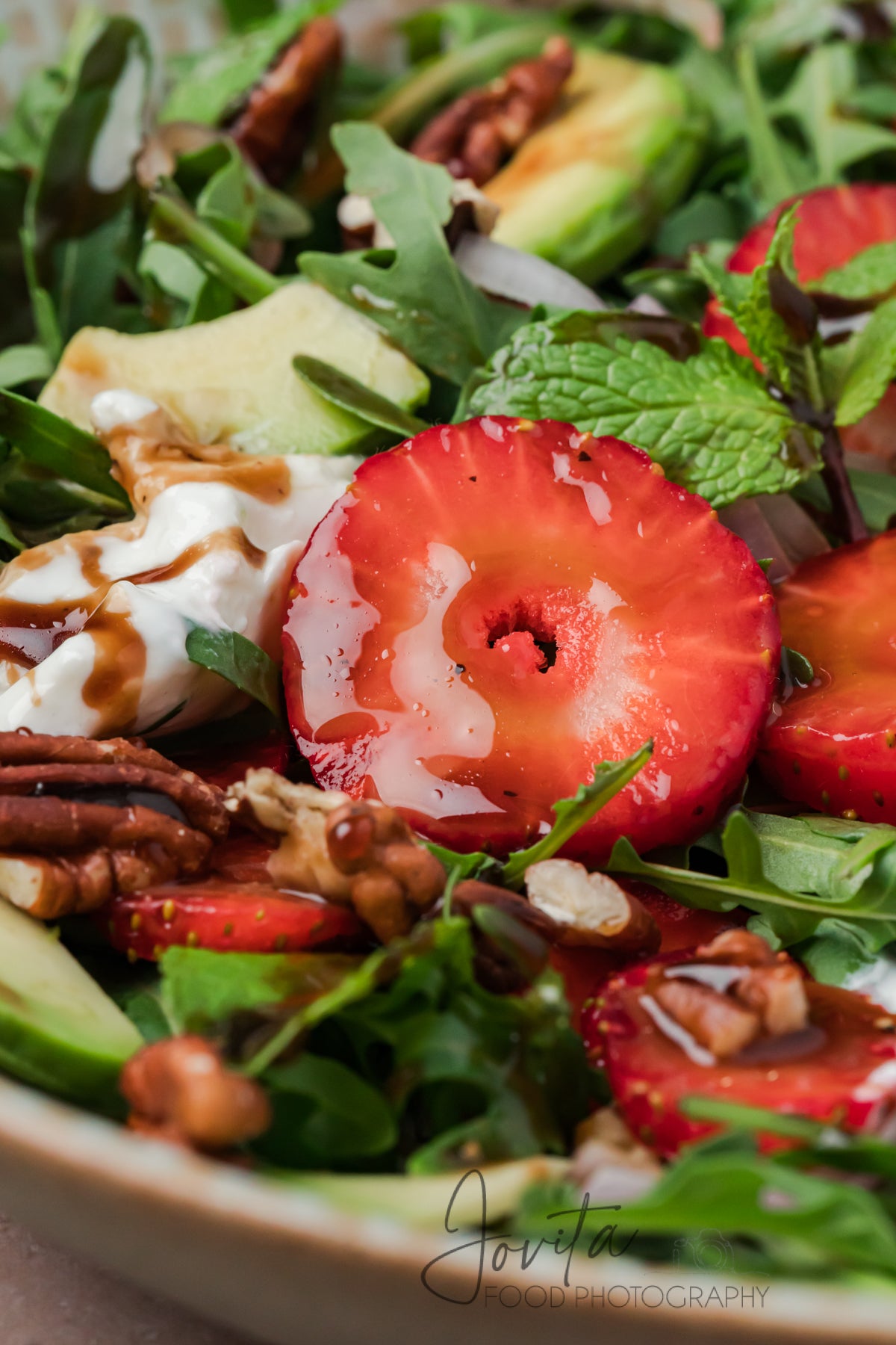 Strawberry Arugula Salad with Burrata