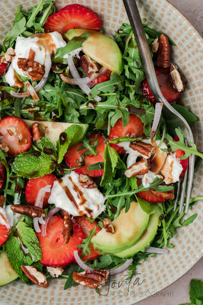 Strawberry Arugula Salad with Burrata