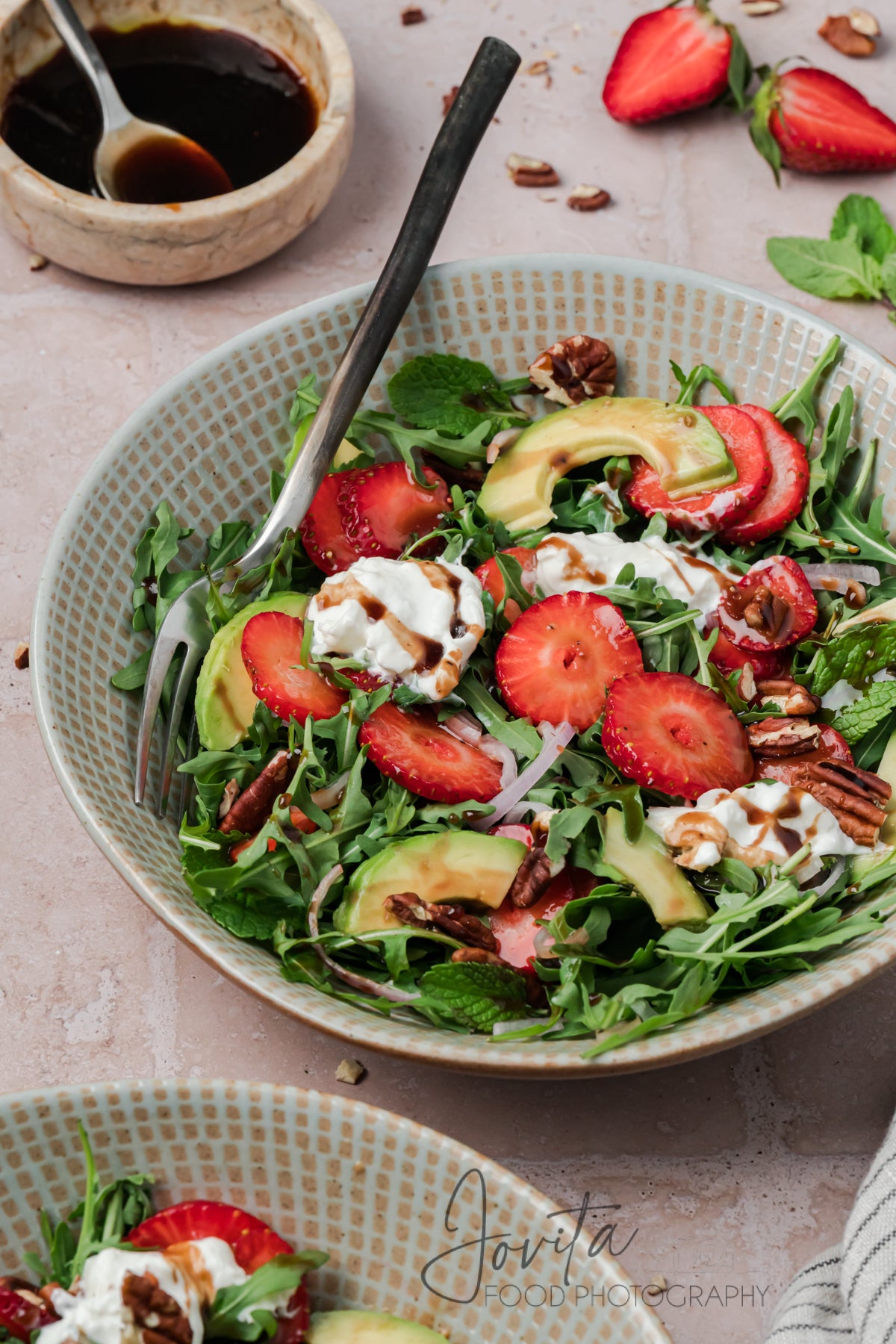 Strawberry Arugula Salad with Burrata