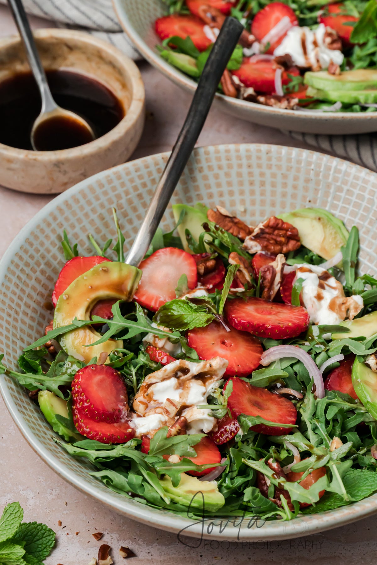 Strawberry Arugula Salad with Burrata