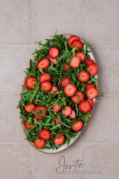 Strawberry Arugula Salad with Burrata