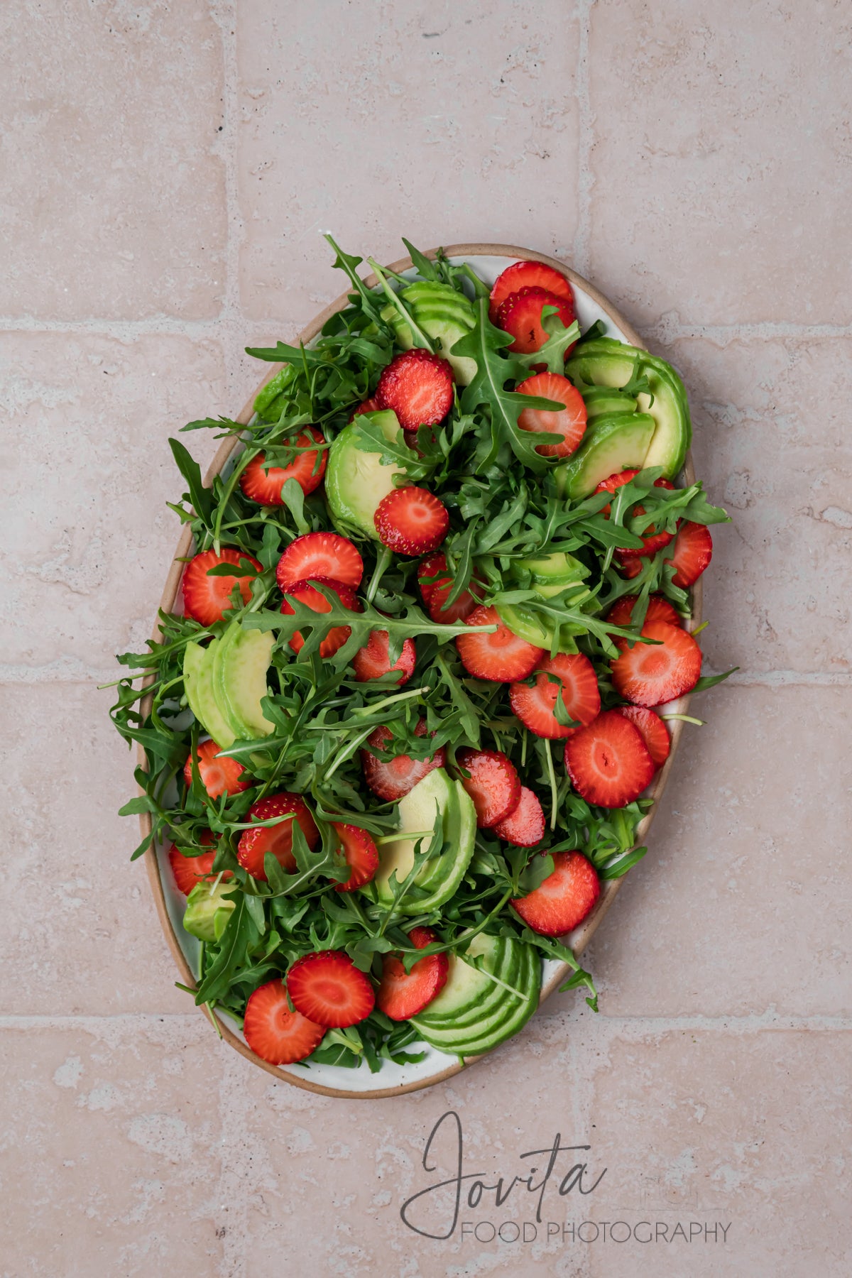 Strawberry Arugula Salad with Burrata