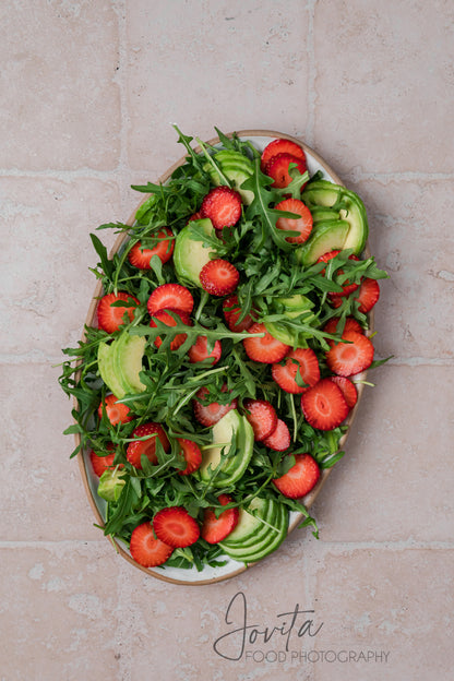 Strawberry Arugula Salad with Burrata