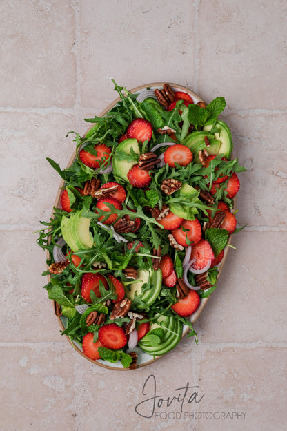 Strawberry Arugula Salad with Burrata