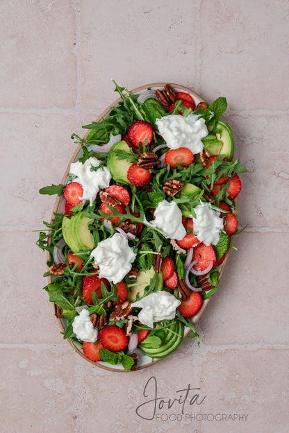 Strawberry Arugula Salad with Burrata