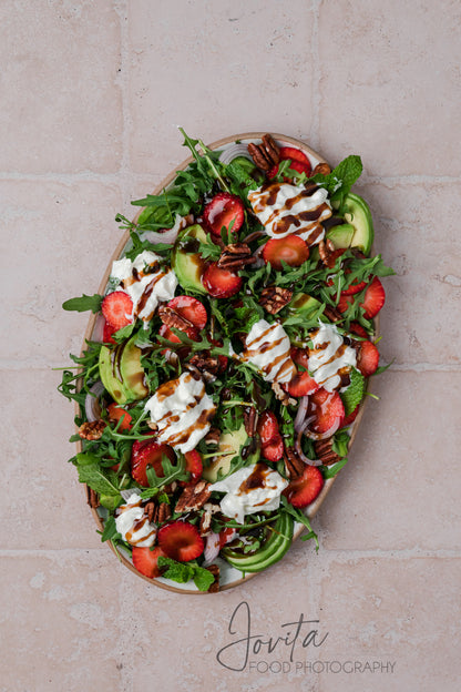 Strawberry Arugula Salad with Burrata