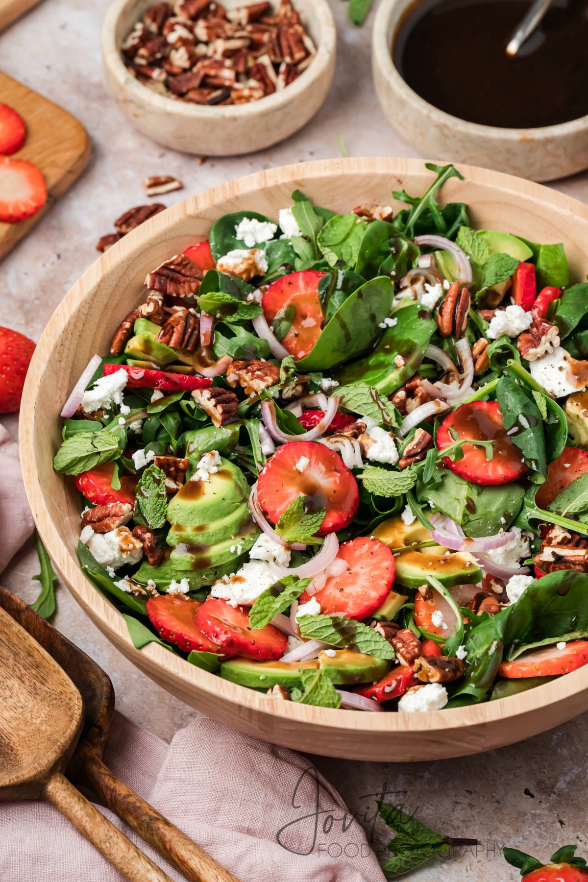 Strawberry Goat Cheese Salad