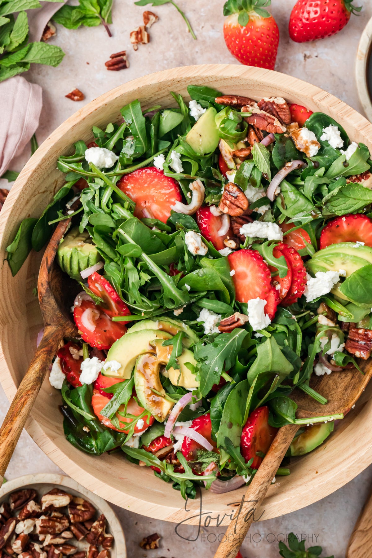 Strawberry Goat Cheese Salad