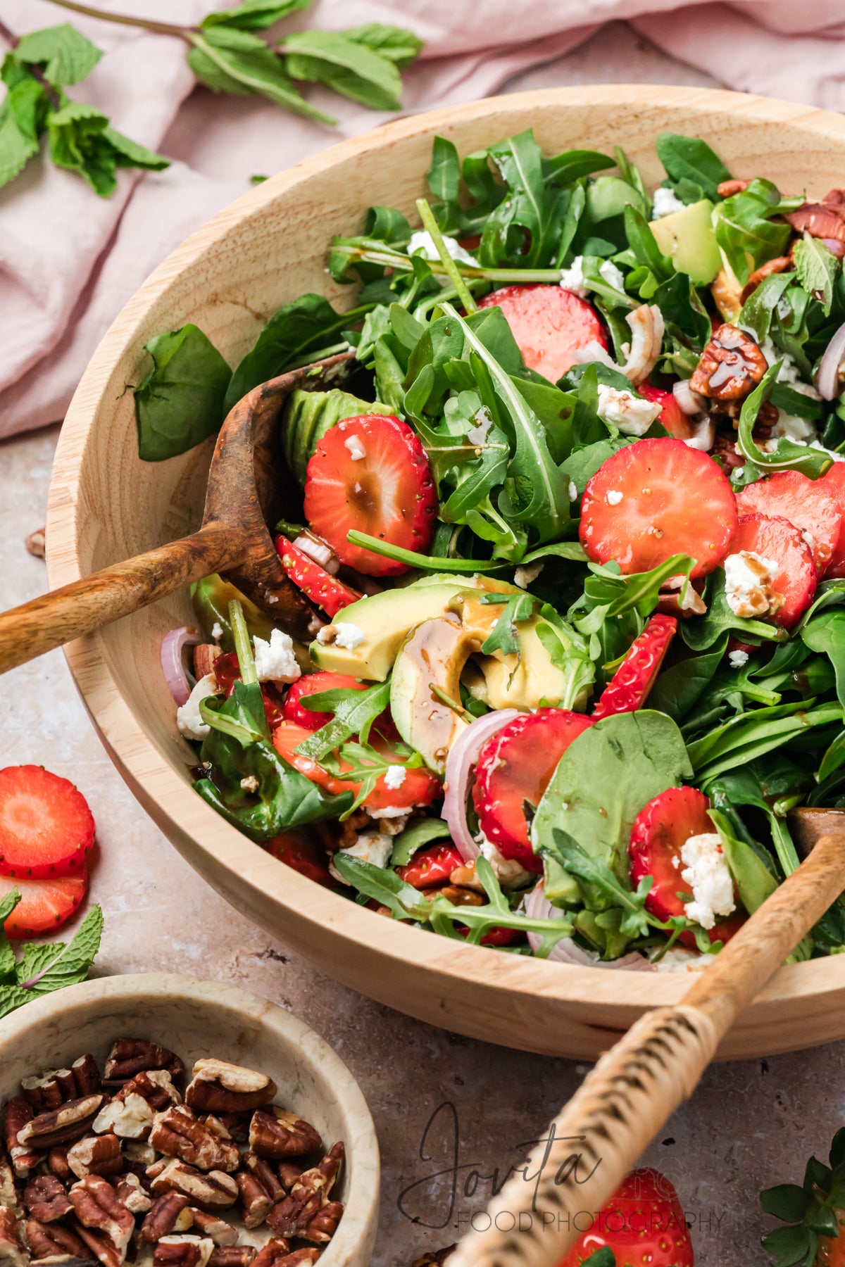 Strawberry Goat Cheese Salad