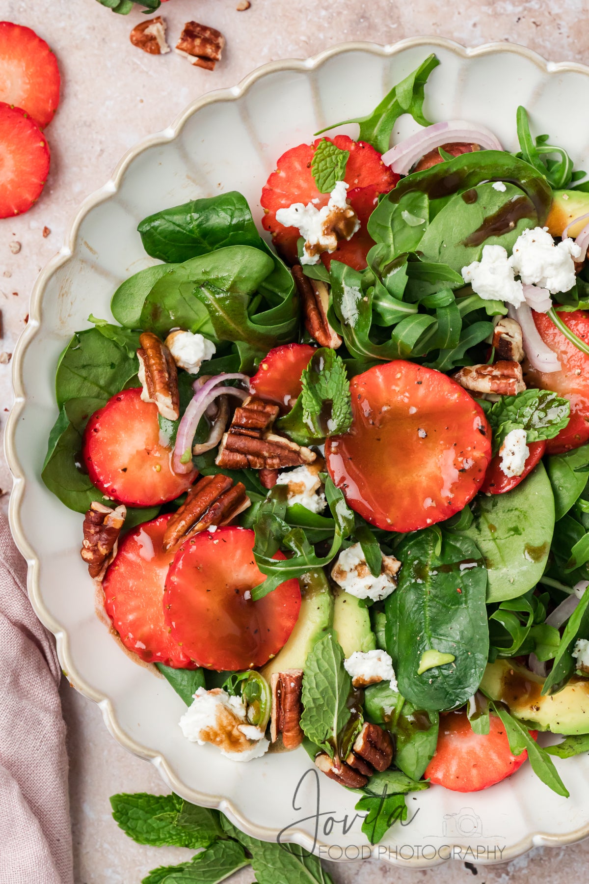 Strawberry Goat Cheese Salad