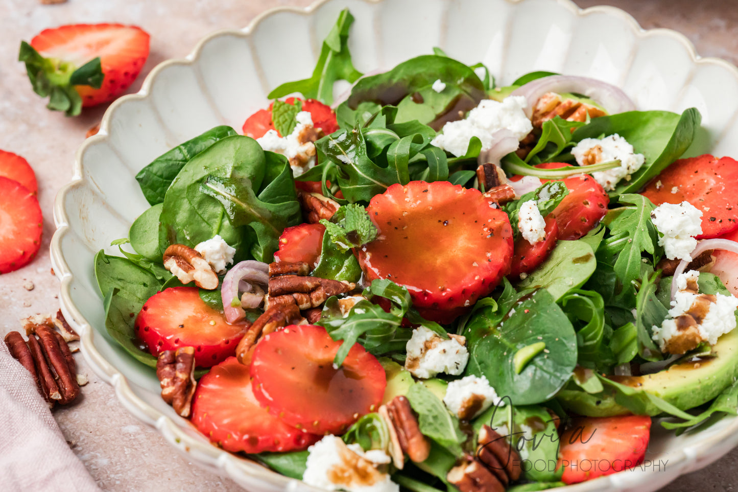 Strawberry Goat Cheese Salad