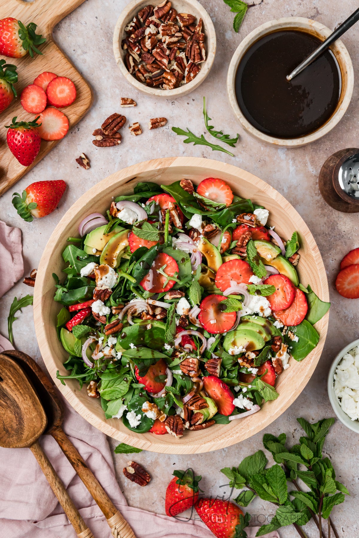 Strawberry Goat Cheese Salad