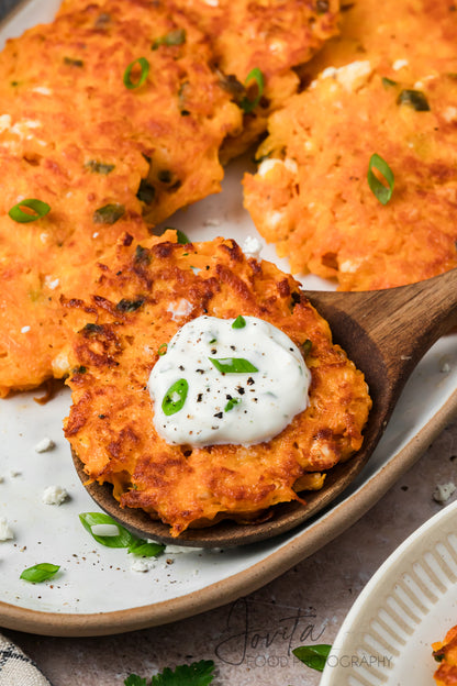 Sweet Potato Fritters with Feta