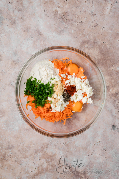 Sweet Potato Fritters with Feta