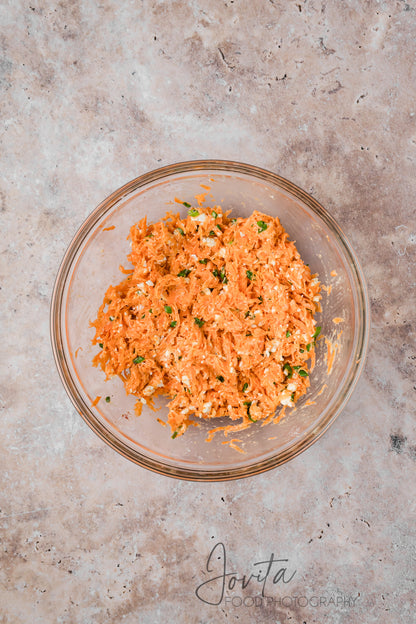 Sweet Potato Fritters with Feta
