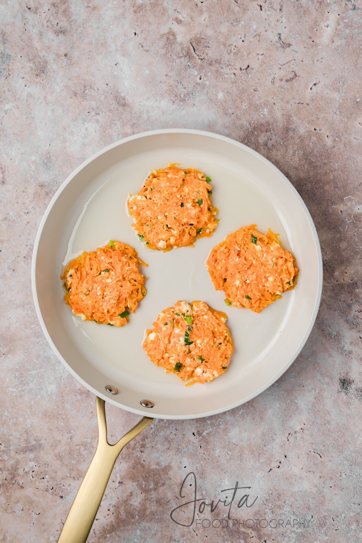 Sweet Potato Fritters with Feta