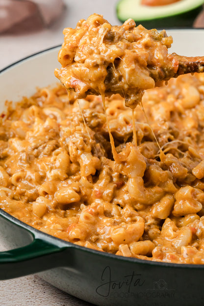 One Pan Taco Mac and Cheese