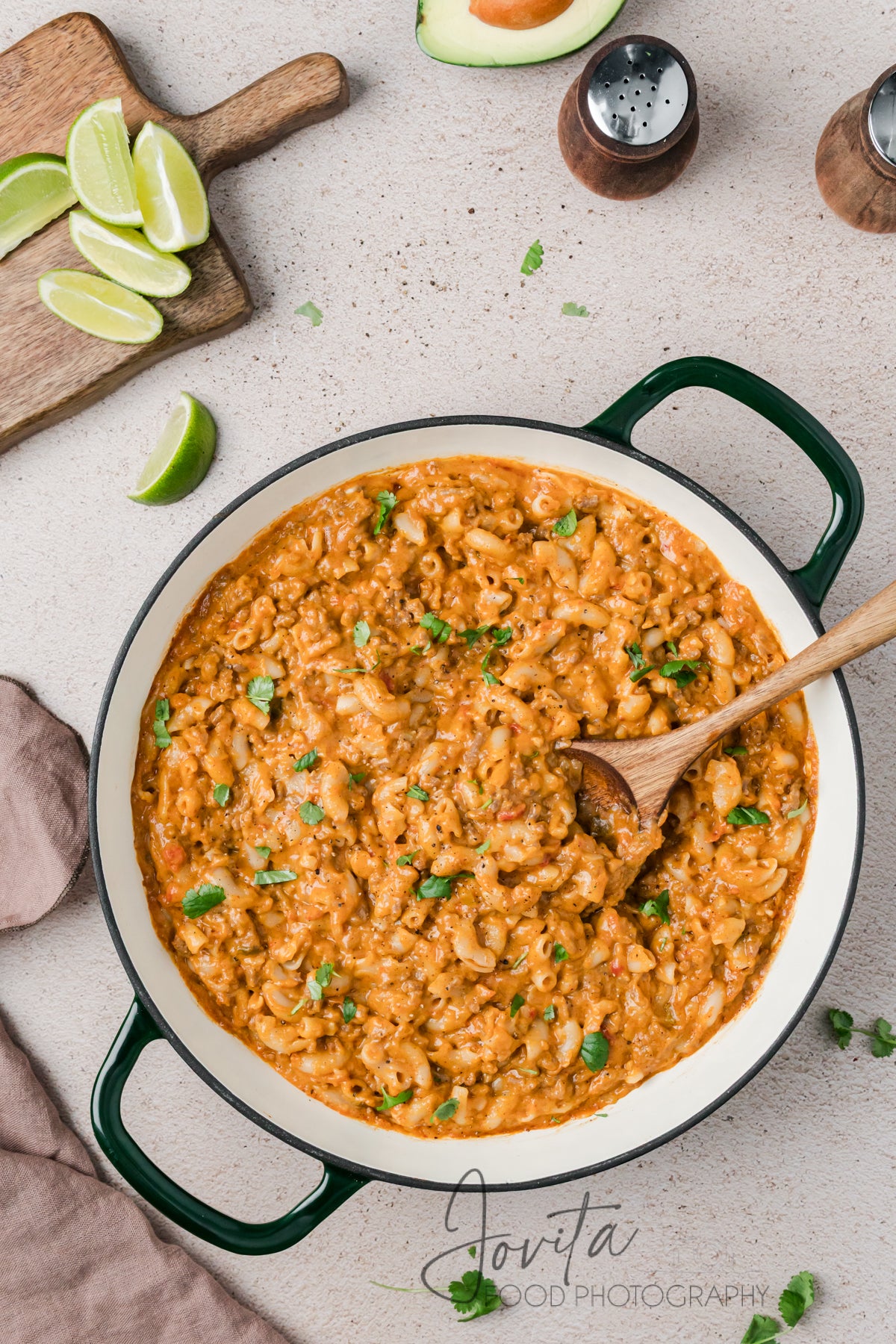 One Pan Taco Mac and Cheese